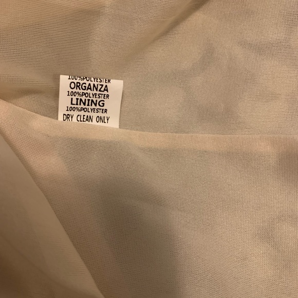 ✨💥⚡️ A Drea Champagne Shimmer Ivory and Beige Sequin Homecoming NWOT - Picture 10 of 13